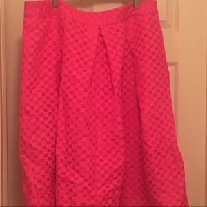 Fit and Flare Midi Skirt